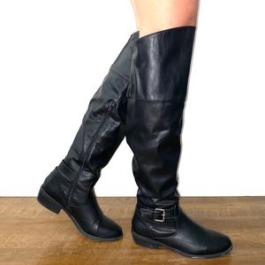 DONATED—Black knee high/over the knee boots